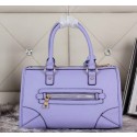 Prada Pebble Grainy Calf Shoulder Tote Bag BL0639 Lavender VS06429