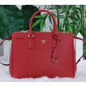 Prada Saffiano Calfskin Leather Tote Bag PBN2274 Red VS06738