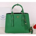 Prada Saffiano Cuir Leather Tote Bag BN2820 Green VS04712