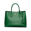 Prada Saffiano Leather Tote Bag BN2756 Green VS04231