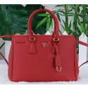 Prada Saffiano Leather Tote Bag PBN1801 Red VS06275