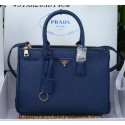 Prada Saffiano Leather Tote Bag PBN1801 Royal VS06580