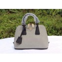 Prada Saffiano Leather Two Handle Bag BL0838P Grey VS01169