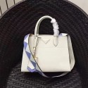 Prada Small Paradigme Saffiano Leather Bag White 1BA103 VS07651