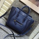 Quality Celine Nano Luggage Original Leather Dark Blue CL180910 VS08515