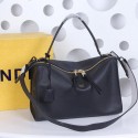 Quality Fendi Turquoise Strap Top Handle Bag FD39375 Black VS02280