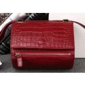 Quality Givenchy Pandora Box Bag Croco Leather G9986 Red VS06170