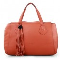 Quality Gucci Original Leather Lady Tassel Tote Bag 354476 Orange VS02140