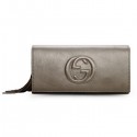 Quality Gucci Soho Original Leather Clutch 336753 Gold VS07471