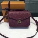 Quality Louis Vuitton Monogram Empreinte Pochette Metis Fuchsia M40780 VS04764