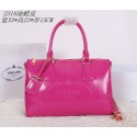 Quality Prada Iridescent Leather Boston Bag BN2318 Rosy VS02474