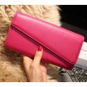 Replica 1:1 Dior Diorissimo rencontre Wallet Smooth Calfskin M2202 Rose VS06329