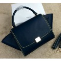 Replica 2015 Celine mini Trapeze Bag Original Leather CL005 Royal VS00629