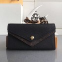 Replica AAA Louis Vuitton Double V Wallet Noir M64317 VS06112