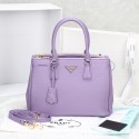 Replica AAAAA Prada Killer's Bag 2274 Original Clemence Leather Handbag in Purple LSS VS07404