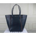Replica Best Celine Medium Cabas Phantom Bag Calfskin C3385 Royal&Orange VS03407