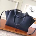Replica Best Celine Medium Tri Fold Shoulder Bag in Blue Smooth Calfskin 030402 VS06575