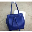 Replica Celine Cabas Phantom Bags Grainy Leather C2208 Blue VS09495