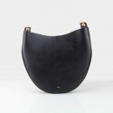 Replica Celine Hobo Handbag Original Leather 174893 Black VS00351