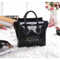 Replica Celine Nao Luggage 3309 in Black Patent Leather VS07852