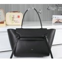 Replica Celine Small Belt Bag Original Ferrari Leather C3397 Black VS03684
