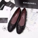 Replica Chanel Black Lambskin Ballet Red Insole CH1640 VS03786