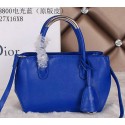 Replica Cheap Dior ADDICT Bag Two-Tone Calfskin Leather D8800 Blue VS07579