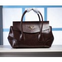 Replica Cheap Prada Snake Leather Tote Bag P1168 Burgundy VS08494
