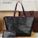 Replica Designer Louis Vuitton Veau Soie FLORE GM Bag M48858 Black VS06804