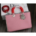 Replica Dior Diorissimo Bag Snake Leather D99014 Pink VS02582