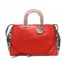 Replica Dior Jumbo Diorissimo Bag in Snake Leather CD0901 Red VS08135