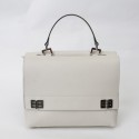 Replica Fashion Prada Lux Double Satchel Bag BN2790 in White Original Saffiano Leather XZ VS05287