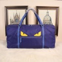 Replica Fendi Bag Bugs Travelling Bag Nylon Fabric FD992123 Blue VS08944