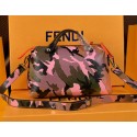 Replica Fendi Camouflage Grainy Leather Tote Bags FD2330 Rose VS03524