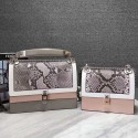 Replica Fendi Kan I Small Mini Bag in Two-tone Leather and Python 8M03812 VS02819