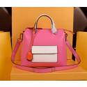 Replica Fendi Original Leather Tote Bag with Front Pocket F2351 Rose VS04741