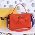 Replica Fendi Turquoise Strap Top Handle Bag FD39375 Orange VS04994