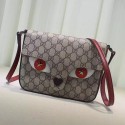 Replica Gucci Children's GG Supreme Cat Messenger Bag 410806 Red VS01302