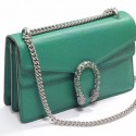 Replica Gucci Dionysus Leather Shoulder Bag Green 400249 VS02891