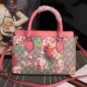 Replica Gucci GG Supreme Blooms Canvas Tote Bags 409534 Pink VS09531