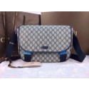 Replica Gucci GG Supreme Canvas Medium Messenger Bag 201732 Blue VS02679