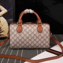 Replica Gucci GG Supreme Top Handle Bag 409529 Wheat VS05755