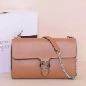 Replica Gucci Interlocking Leather Shoulder Bag 387604 Brown VS01946