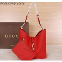 Replica Gucci Jackie Grainy Leather Hobo Bag G3525 Red VS03138