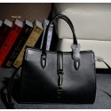 Replica Gucci Jackie Soft Leather Top Handle Bag 365460 Black VS02424