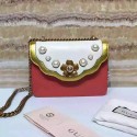 Replica Gucci Leather Chain Shoulder Bag Red 432282 VS04186