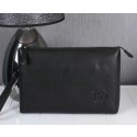 Replica Gucci Original Grainy Leather Clutches G8016 Black VS07809