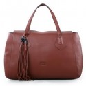 Replica Gucci Original Leather Lady Tassel Tote Bag 354476 Brown VS01520