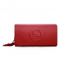 Replica Gucci Soho Original Leather Clutch 336753 Red VS03853