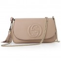Replica Gucci Soho Original Leather Shoulder Bag 336752 Apricot VS06526